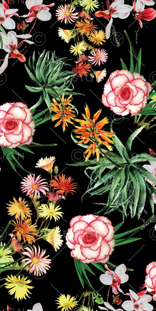 乱花印花华亿平台图片