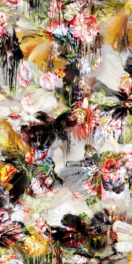 乱花印花华亿平台图片