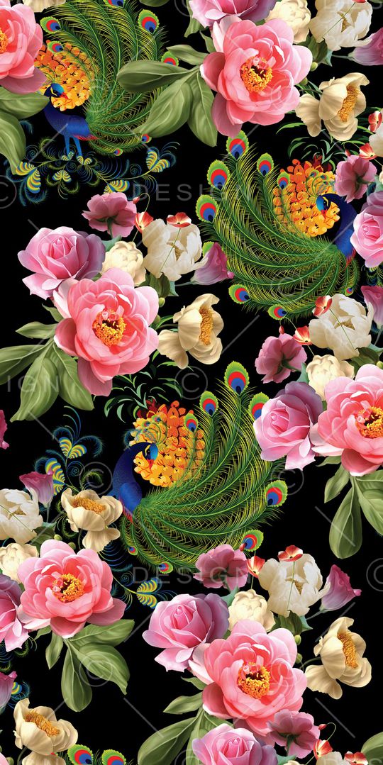 乱花印花华亿平台图片