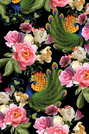 乱花印花华亿平台图片