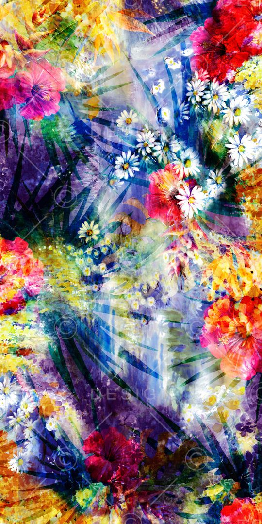 乱花印花华亿平台图片