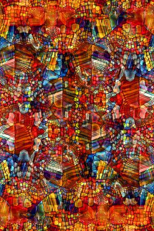 圆圈印花华亿平台图片