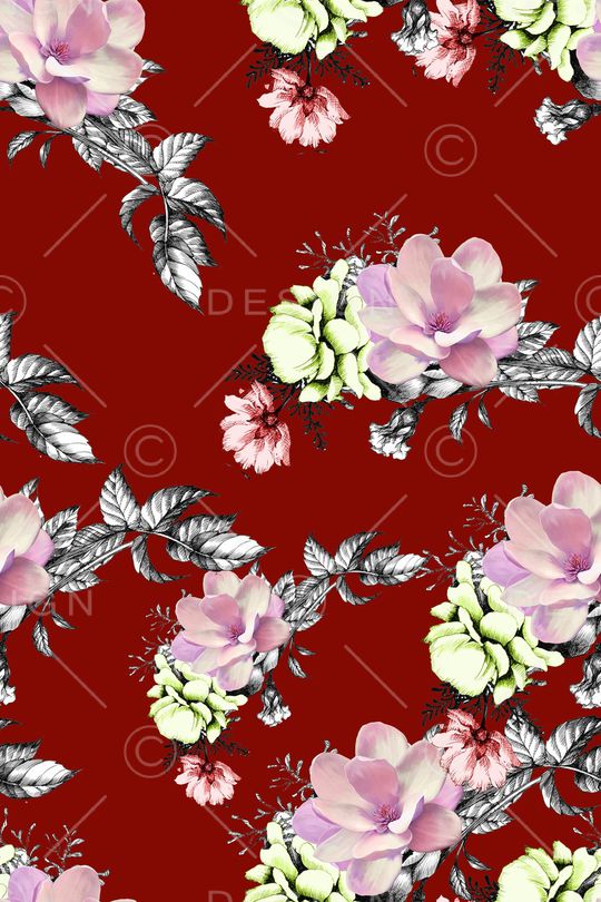 手绘印花华亿平台图片