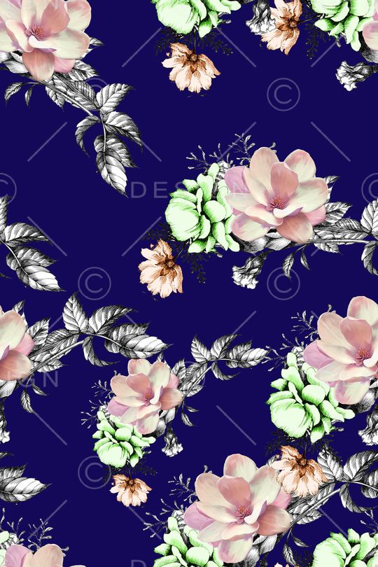 手绘印花华亿平台图片