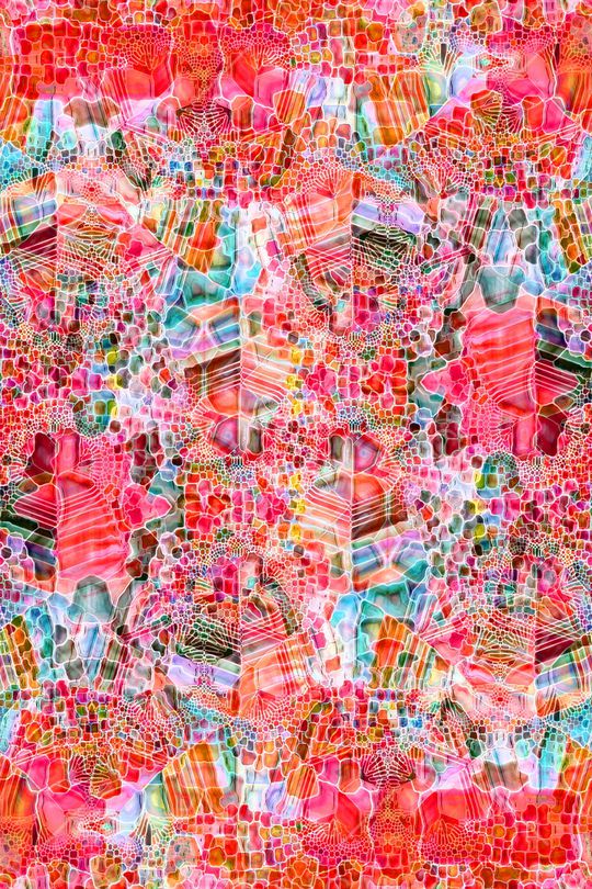 圆圈印花华亿平台图片