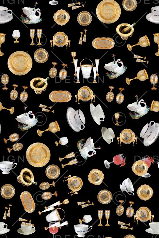 酒杯印花华亿平台图片