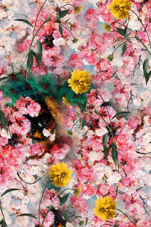 乱花印花华亿平台图片