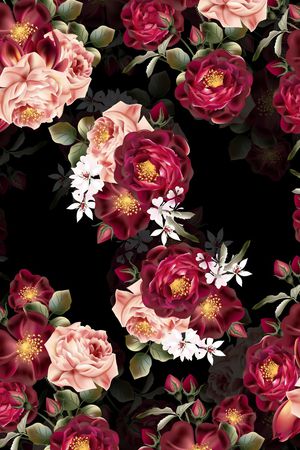 乱花印花华亿平台图片