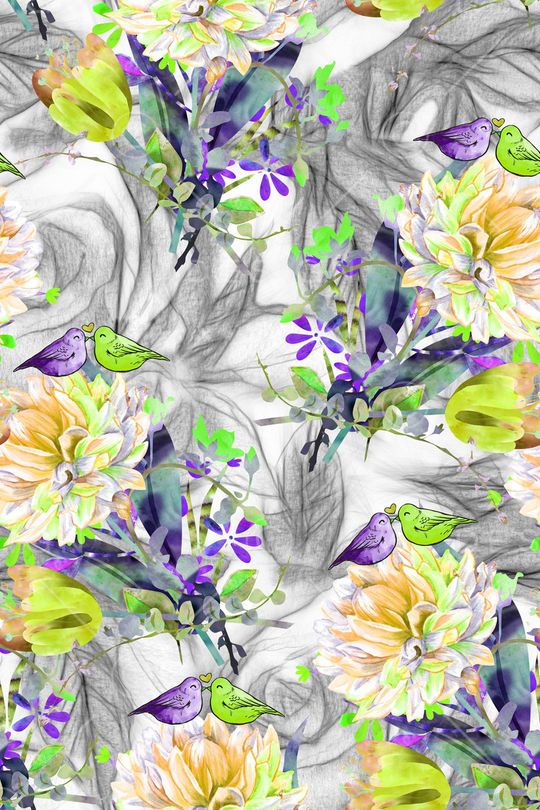 玫瑰花印花华亿平台图片