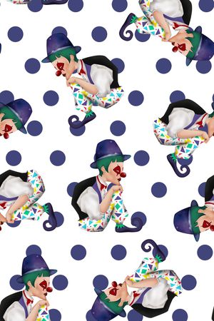 抽象手绘水彩花几何纹理趣味数码印花印花华亿平台图片