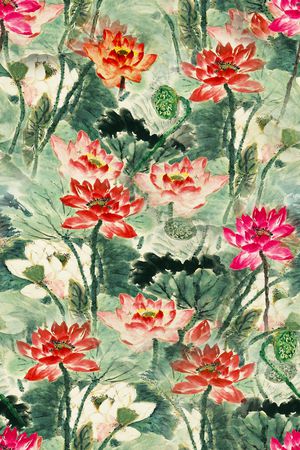 中国风印花华亿平台图片