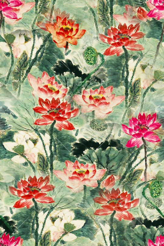 中国风印花华亿平台图片