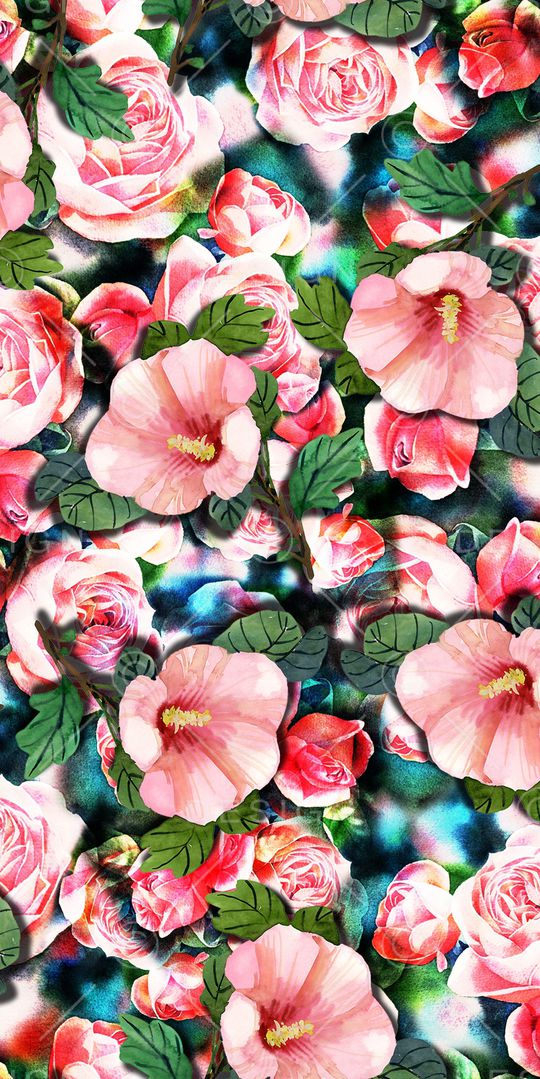 乱花印花华亿平台图片