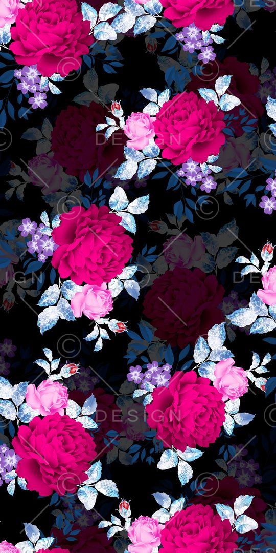 玫瑰印花华亿平台图片