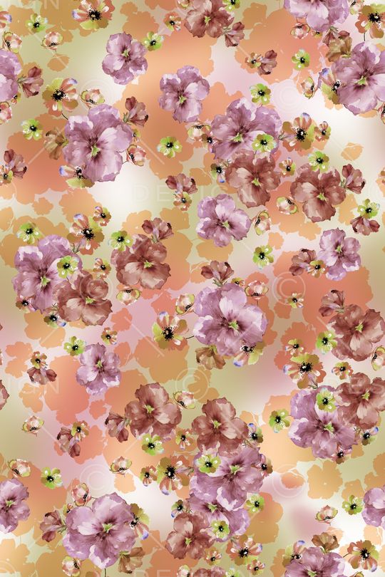 小碎花印花华亿平台图片