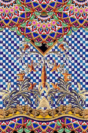 民族风印花华亿平台图片