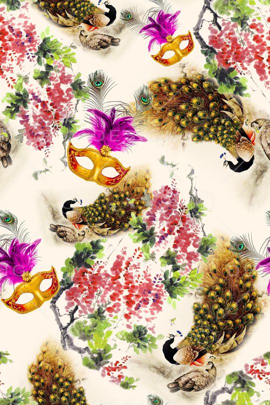 创意抽象拼接印花华亿平台图片