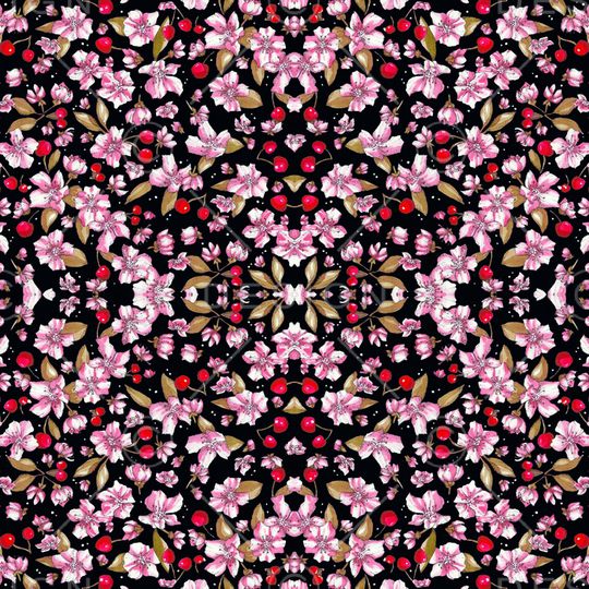 花朵印花华亿平台图片