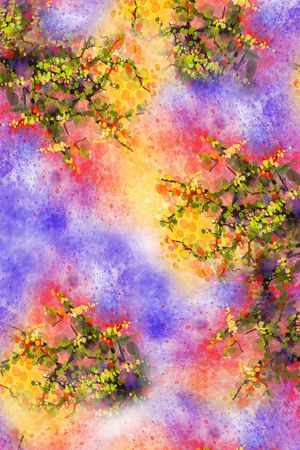 手绘印花华亿平台图片