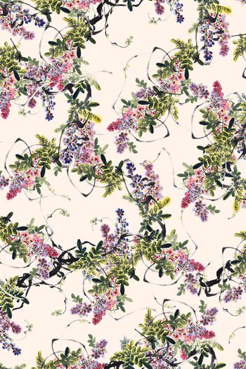 中国风印花华亿平台图片