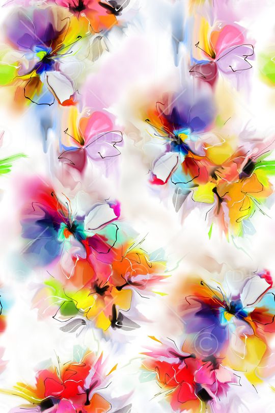 水彩印花华亿平台图片