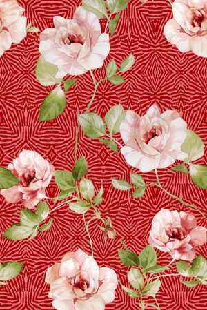 花朵印花华亿平台图片