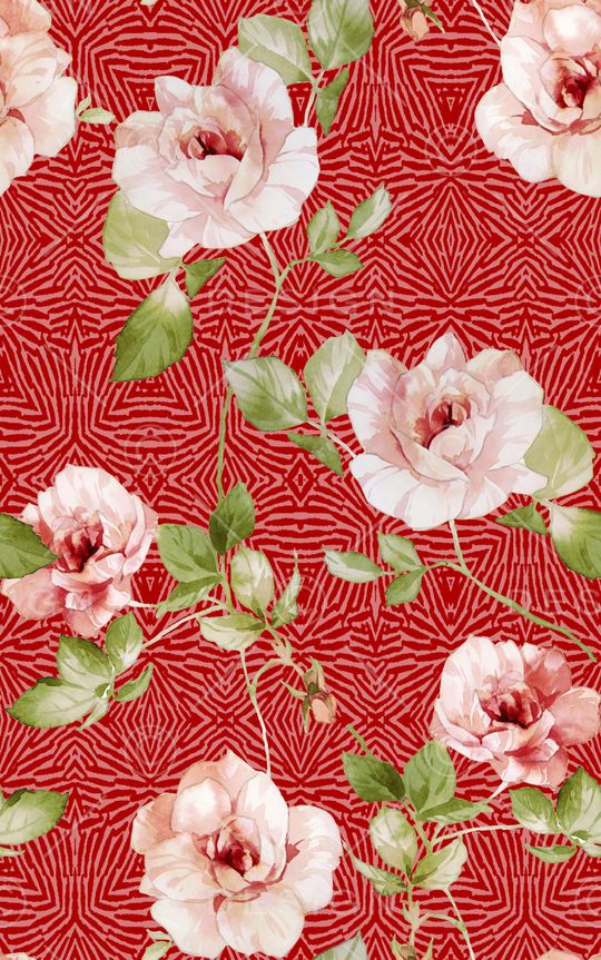 花朵印花华亿平台图片