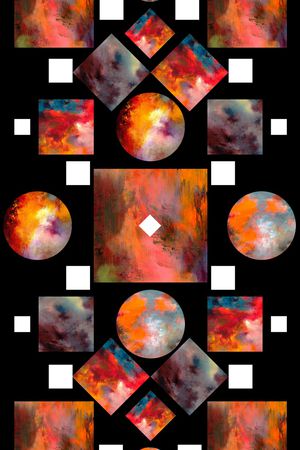 创意服装面料印花华亿平台图片