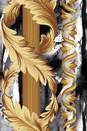 当水墨遇上巴洛克印花华亿平台图片