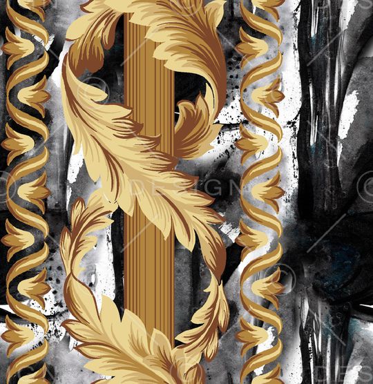 当水墨遇上巴洛克印花华亿平台图片