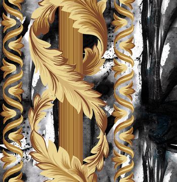 当水墨遇上巴洛克印花华亿平台图片