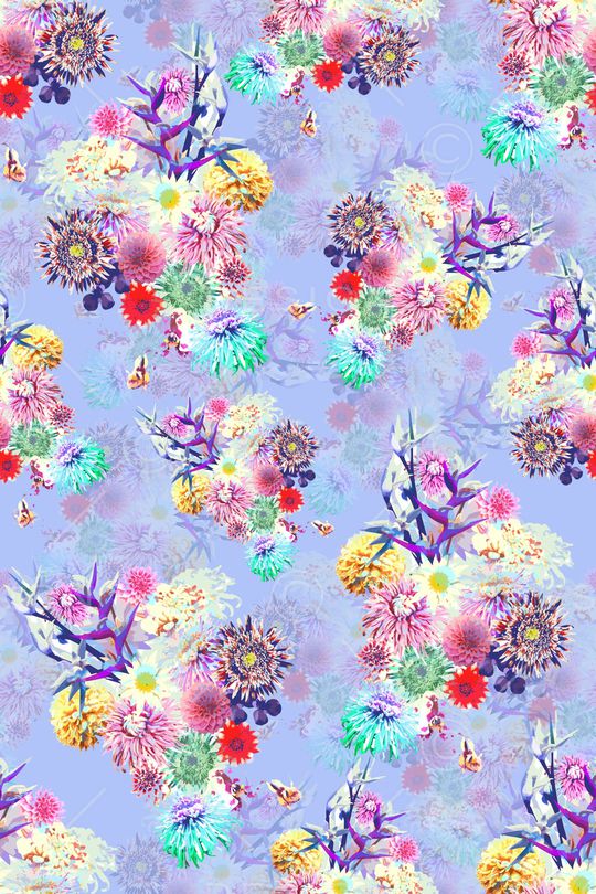 乱花印花华亿平台图片