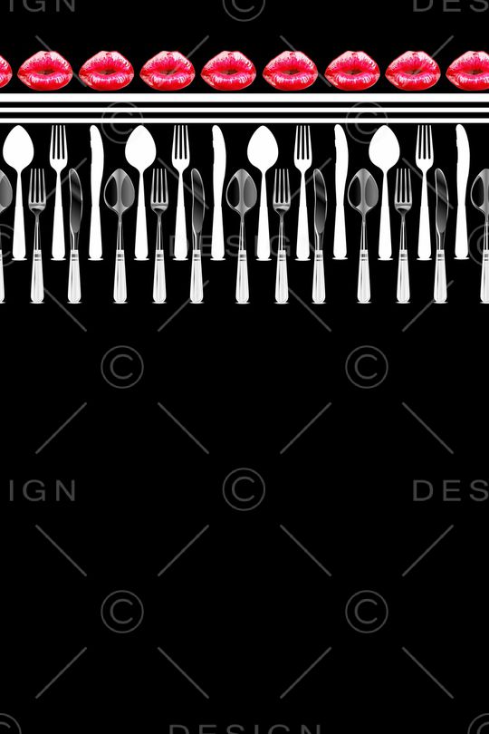 餐具印花华亿平台图片