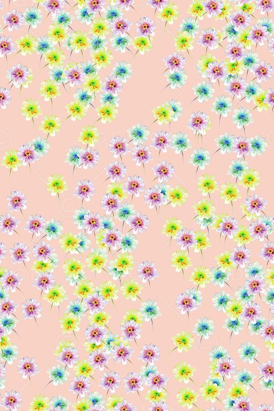 碎花印花华亿平台图片