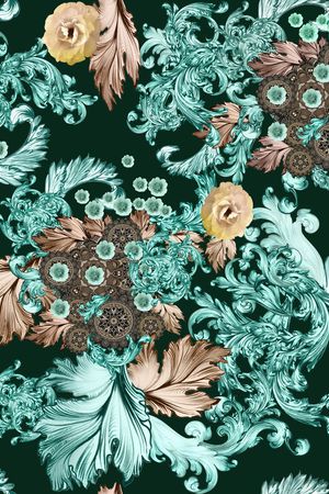 抽象印花华亿平台图片