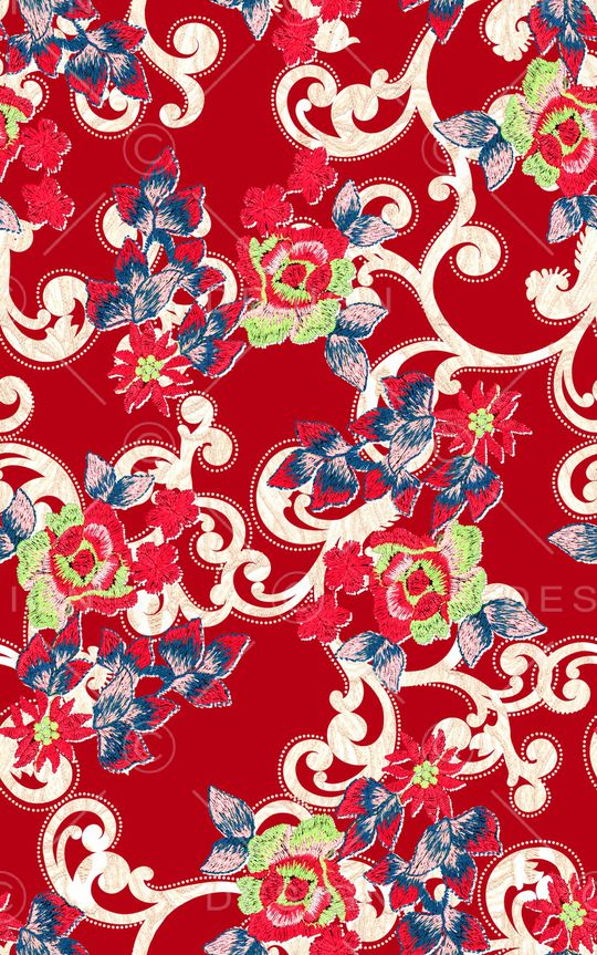 刺绣印花华亿平台图片