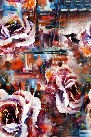 水彩印花华亿平台图片