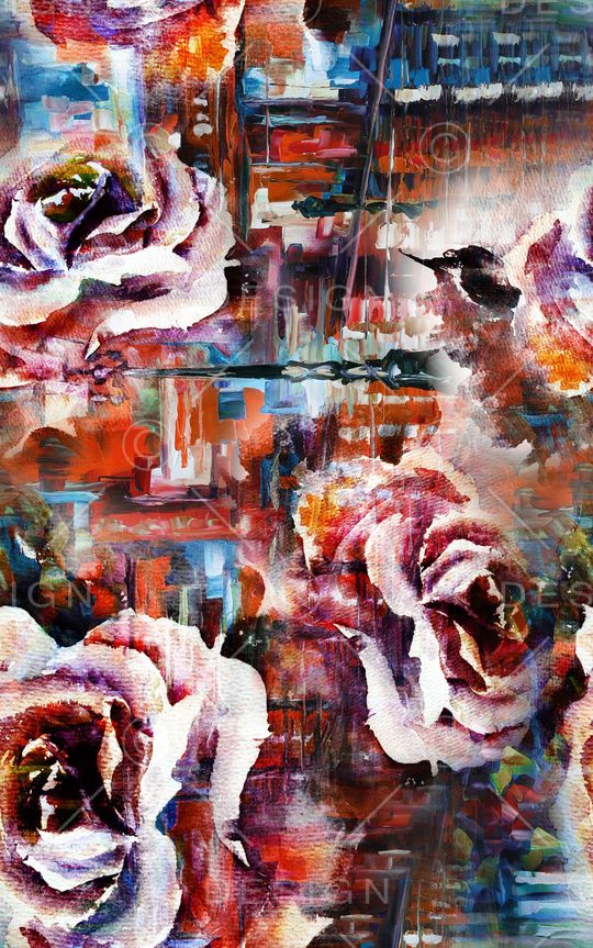 水彩印花华亿平台图片