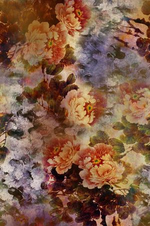 花朵印花华亿平台图片