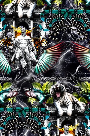 动物印花华亿平台图片