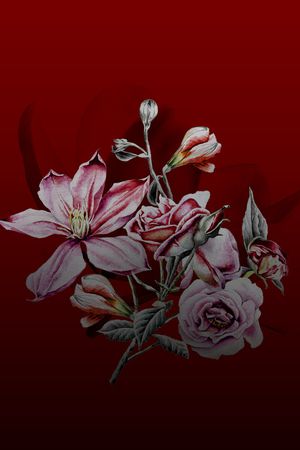 手绘印花华亿平台图片