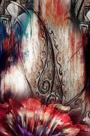 抽象印花华亿平台图片