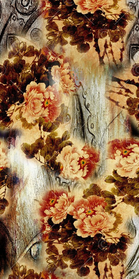 中国风印花华亿平台图片