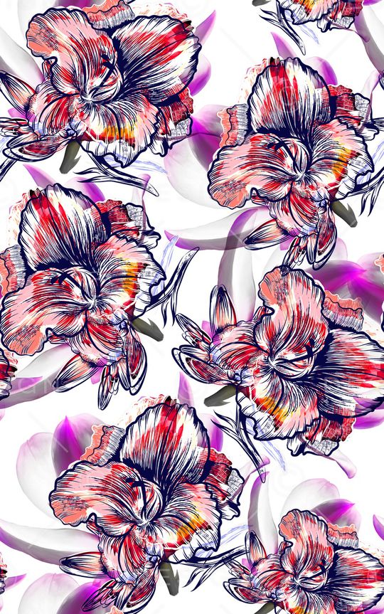 水彩印花华亿平台图片