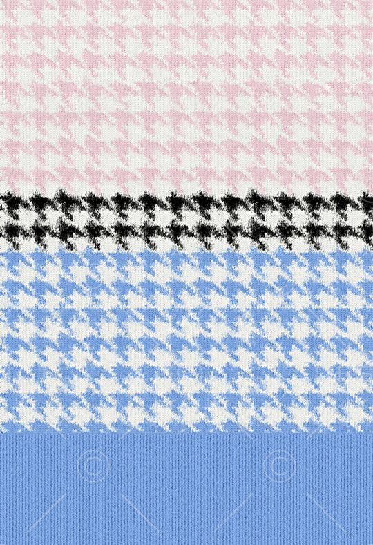 千鸟格印花华亿平台图片