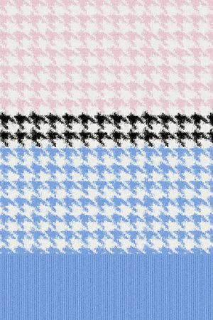 千鸟格印花华亿平台图片