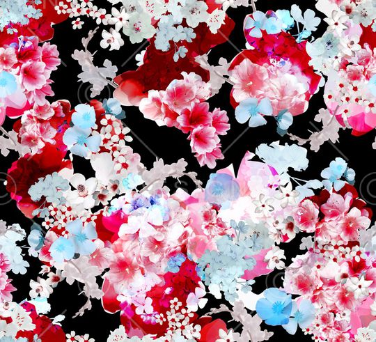 乱花印花华亿平台图片