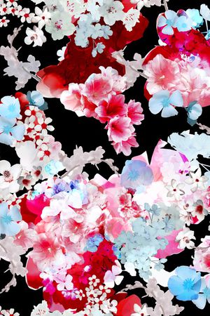 乱花印花华亿平台图片