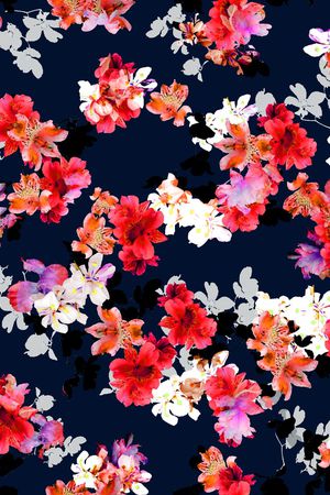 小碎花印花华亿平台图片