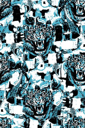 肌何纹理印花华亿平台图片